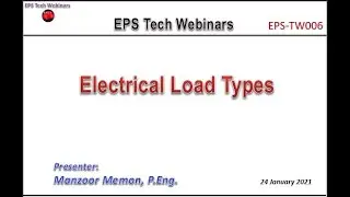 EPS TW006 Electrical Load Types
