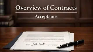 Overview of Contracts - Acceptance