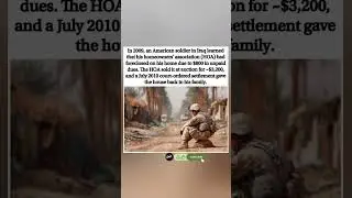 A soldier's home was sold over $800 while he was deployed. 🇺🇸😡#viral #youtubeshorts #history