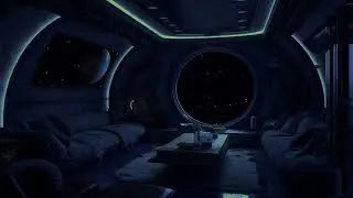 Soothing Smooth Deep Rumble Space Sounds | 3 hours | In Planetary Orbit | Living in Calm Space