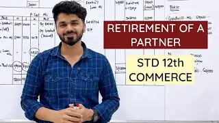 RETIREMENT OF A PARTNER - 12th COMMERCE #hsc #hscboardexam #bookkeeping #commerce #exam #hscboards 