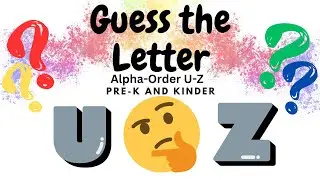 Guess the Letter❓🌈🔤