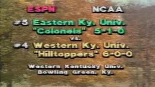 1980-10-25 Eastern Kentucky @ Western Kentucky
