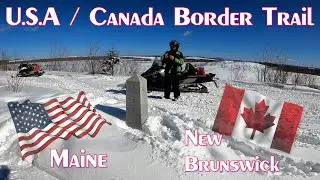 Crossing the Line: Snowmobiling the US/Canada Border Trail