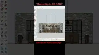 Export SketchUp Model to AutoCAD 2D Elevation in Seconds!