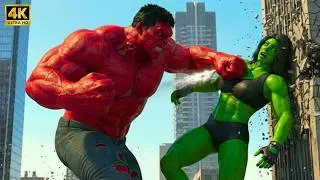 Red Hulk vs She Hulk | WHO WILL WIN?? | Full Battle Epic Superhero