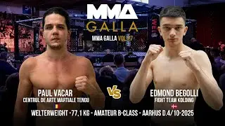 Paul Vacar (Centrul de Arte Martiale Tengu - CC) Vs. Edmond Begolli (Fight Team Kolding - DK)