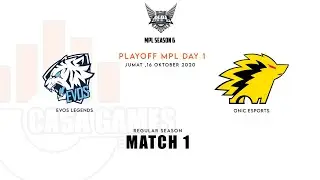 ONIC DI BANTAI ! EVOS VS ONIC MATCH 1 PLAYOFF MPL SEASON 6 DAY