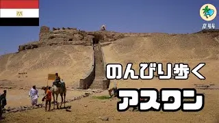 #44 カイロから夜行列車で移動！アスワンでのんびり歩く