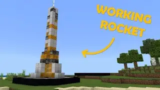 Как сделать рабочую ракету (для выживания) &mdash; Minecraft Bedrock [MCPE, Win10, Console]