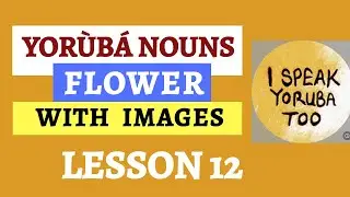Yoruba Language - Yoruba Nouns Lesson 12 || How say Flower - Beach - Food & more