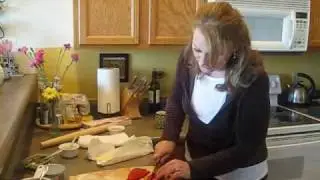 Cooking with Rachel Caron - Pesto Cream Cheese Wheel