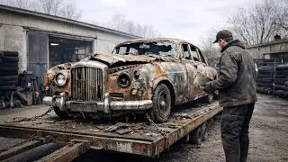 ASMR Car Restoration Full Rebuild of Rolls-Royce Silver Shadow 1972 | From Severe Damage to New