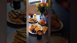 5 MINUTES BREAKFAST FOR SPECIAL DAY❤️#viral#viralshorts#germany#couple#love#breakfast#romantic