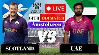 United Arab Emirates vs Scotland, 61st Match Commentary and Live Score | UAE VS SCO