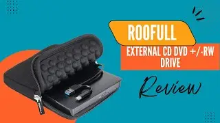 ROOFULL External CD DVD +/-RW Drive USB 3.0 & USB-C DVD CD ROM Disc Player Review