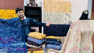 Last Video Of Bareeze Style Karandi 3pc Chiffon Dupatta Shawl Suites Pure Chiffon Shirts 2pcs!