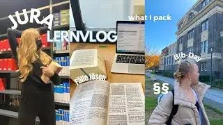 JURA-BIB-DAY: what to pack, Lernalltag in der Uni, Mensa-Essen & Work // Miss Aliana
