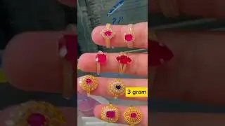 beautiful gold Rings 💍 for young girls #gold #dimondring #goldjewellery