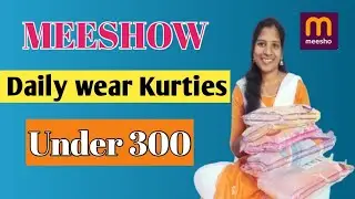 Meeshow లో Best Dailywear and Partywear Kurties | కొత్తగా వచ్చిన Kurties |Meeshow@Sravanthi.Vishal 