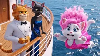 💔😡 Daddy Cat Turned Away — Mama Cat & Kitten Refused to Be Broken ✨ | Ai Cat Story| Ai Cat Story