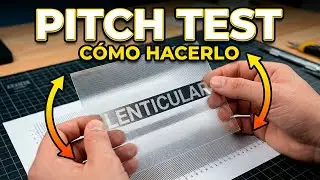 C&oacute;mo hacer un PITCH TEST Lenticular Perfecto (Gu&iacute;a Paso a Paso)