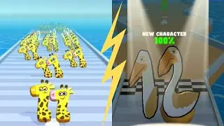 Number Run Merge 3D Math New Update  alphabet lore a-z #alphabet #boom unlock number #12. #1234