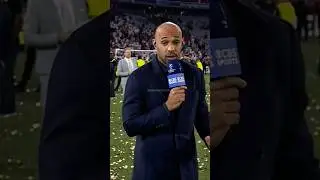 Thierry Henry REACTS PSG CL WIN! 👀🍿 #thierryhenry #championsleague #psg #footballclips