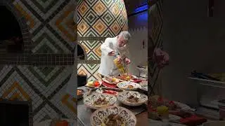Beef Kebab and Mediterranean Salmon with a final touch by our dear Chef Joseph Hadad