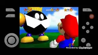 Super Mario 64 - 1&ordf; fase: Bob-omb Battlefield - 1&ordf; estrela: Big Bob-omb on the Summit!!!⭐