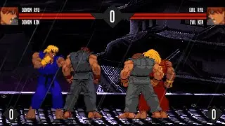 MUGEN - Demon Ryu & Demon Ken vs. Evil Ryu & Evil Ken - Download