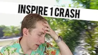DJI INSPIRE 1 REVIEW UNIT CRASH !!! | I am in so much trouble 😟
