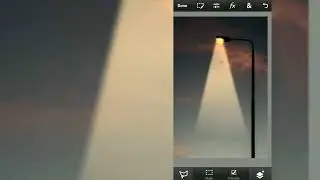 How to create spot light effect in photoshop phone | ps touch android