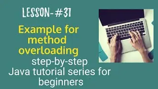 Java tutorial for beginners - Example for Method Overloading