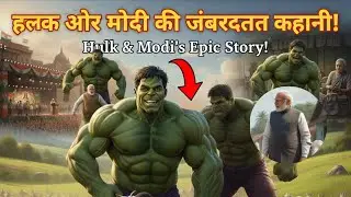 Hulk Ne Modi Ji Se Manga Rozgar! 😱 | Hulk vs Modi Funny Animation | 