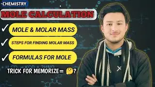Mole Calculation in Chemistry | Mole & Molar Mass Explained | Easy explanation 