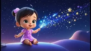 Rock a Bye Baby Sleeps Under Shooting Stars | English Nursery Rhyme | Kids Songs | Baby Music