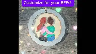 Best Friend Customizable Ornaments