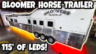 52' Bloomer 4 Horse Trailer  |  LED Installation