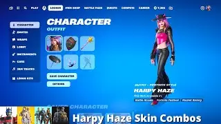 Harpy Haze Skin Combos (Fortnite Battle Royale)