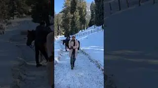 Dancing in Snow | Kashmir Trip | Heaven on Earth | #kashmirinwinters #shorts