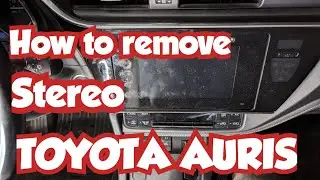 Как снять стереосистему в Toyota Auris своими руками #как #снять #стерео