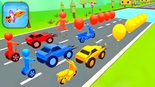 Shape shifting 🚗🚲🚁 All Levels Gameplay Walkthrough Android,iOS - NEW APK UPDATE EP 94