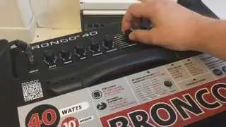 тест усилителя Fender Bronco с джазовым басом