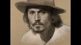 Timelapse Johnny Depp Drawing