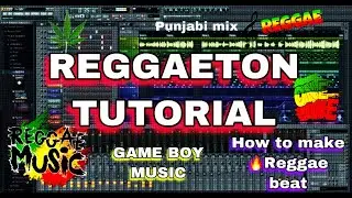 How to make Reggae beat | Reggaeton Tutorial | Punjabi Bollywood beat | Flstudio | Game boy music
