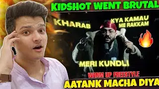 KIDSHOT - WARM UP FREESTYLE REACTION (Official Music Video) | IFLAH REACTS