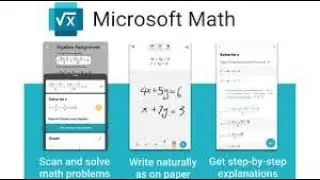 Maths Solver | Homework Solver |Microsoft Math | Math | App reviews | #top10apps | App for Students