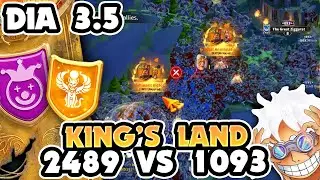 ZIG CAPTURADO, PERO SEGUIMOS... KING'S LAND 2489 vs 1093 - Rise of Kingdoms
