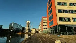 Eriksberg Gothenburg Walk  Beautiful January Day in Sweden
